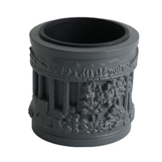 Yousheng Mini Roman Column Planter, Vintage Embossed Flower Pot, Small Greek Pillar Shaped Plant Container for Indoor Outdoor, Home Garden Decor