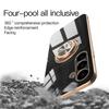 360°Rotating Magnetic Finger Ring Bracket Case For Samsung Galaxy S26 S25 Edge S24 S23 FE Plus Ultra Anti-fall Protection Cover