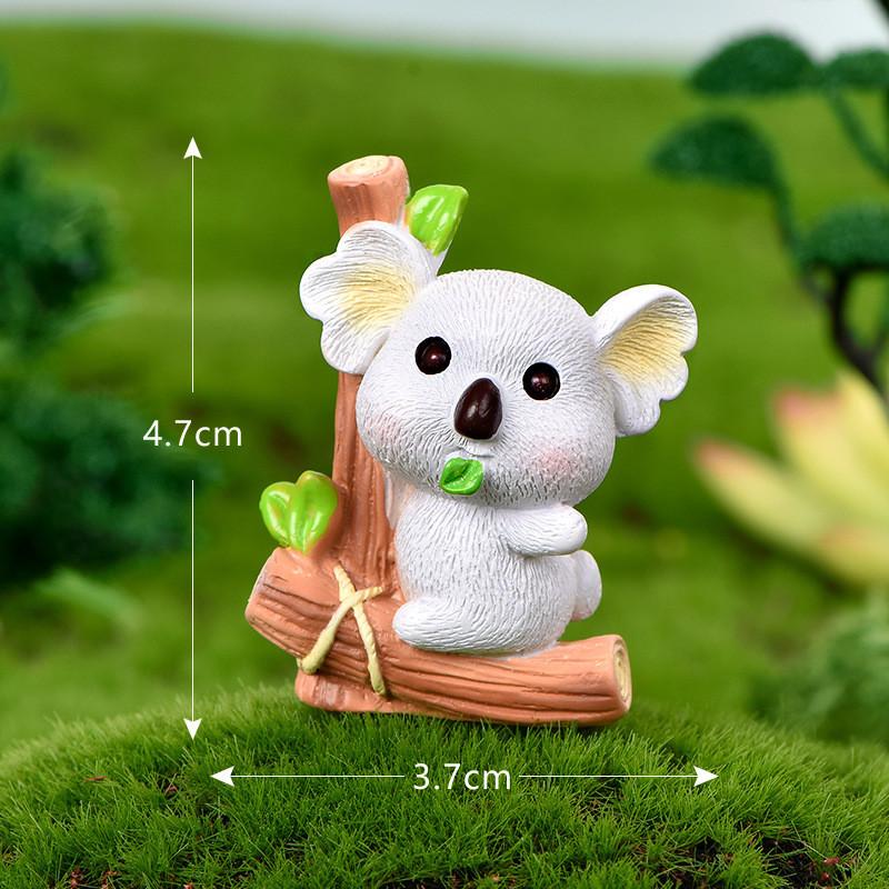 

Landscape Miniature Koala Resin Garden Diy Crystal Ball Accessories Decoration StumpKoala
