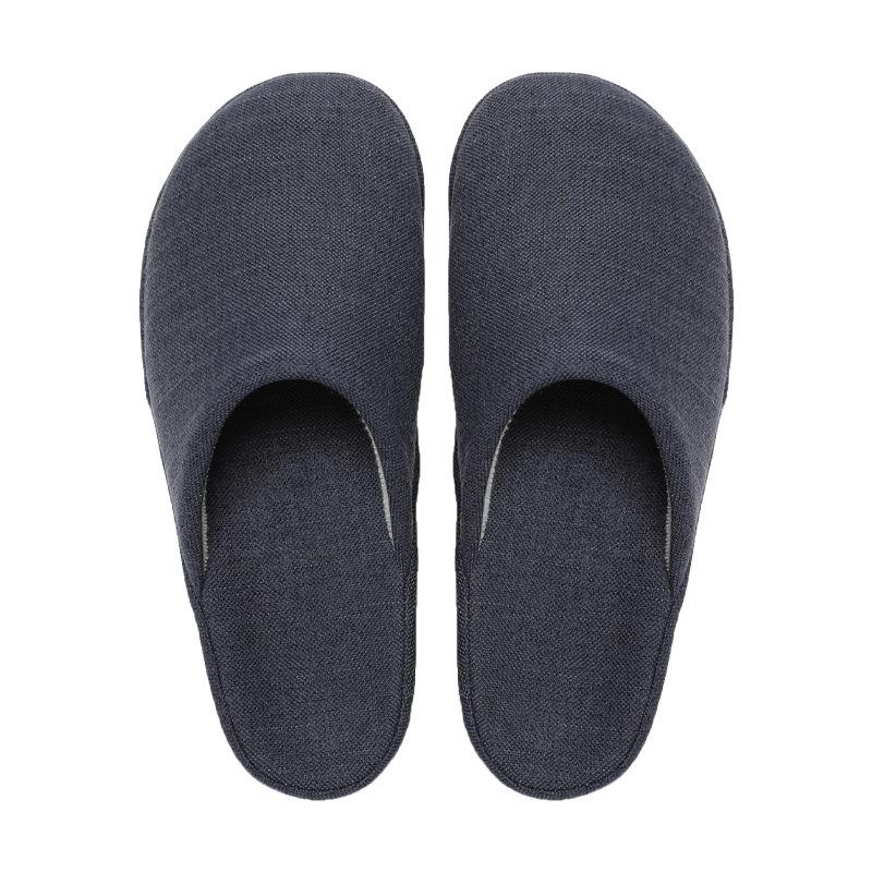 

Новая обувь простая, противоскользящая, тихая и теплая в помещении 45-46 темно-синий