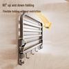 Milin No-Drill Folding Bathroom Towel Rack
