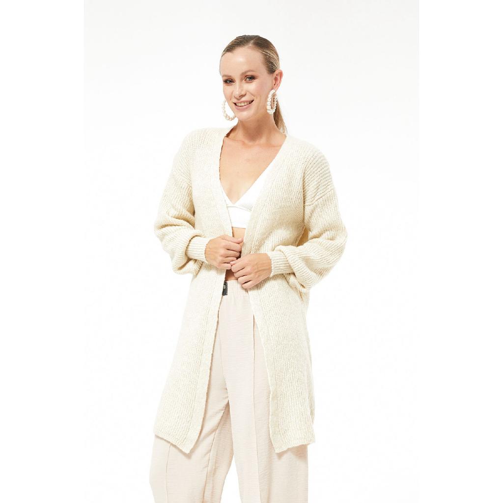 Women's Adjustable Patterned Side Tie Knitwear Sweater