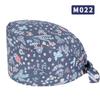 Unisex All-Cotton Printed Surgical Cap for Medical and Food Services