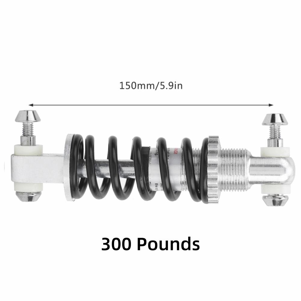 150mm 300LBS Bike Shock Absorbers Easy Installation Stable Universal Shock Damper Auminum alloy Rear Shock Absorber