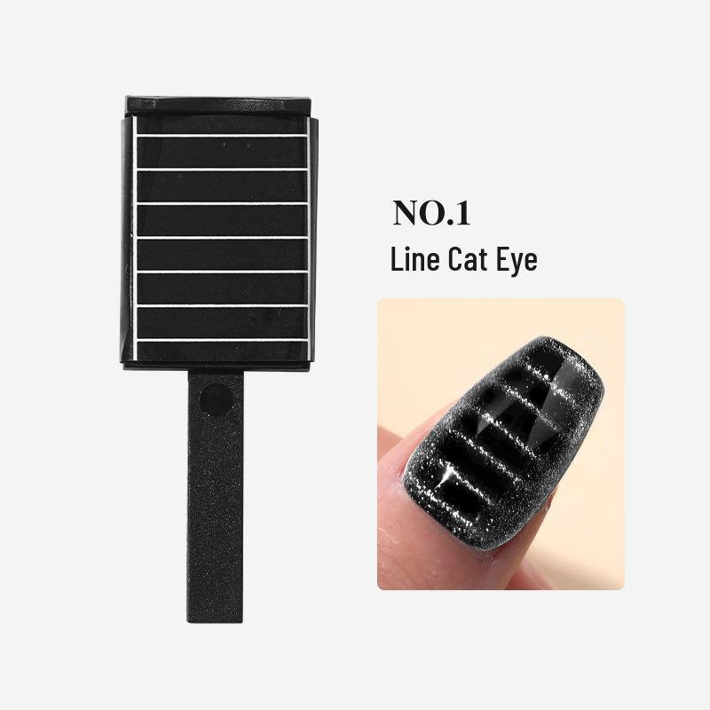 Nail Art Fancy Cat Eye Gel Magnet - Strong Heart Wave Pattern Tool