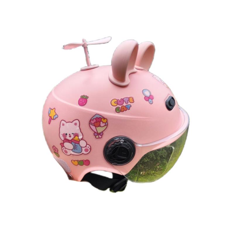 3C Certified Children's Universal Helmet - Four Seasons, Boys & Girls, Electric/Battery Cars, Summer Half Helmet