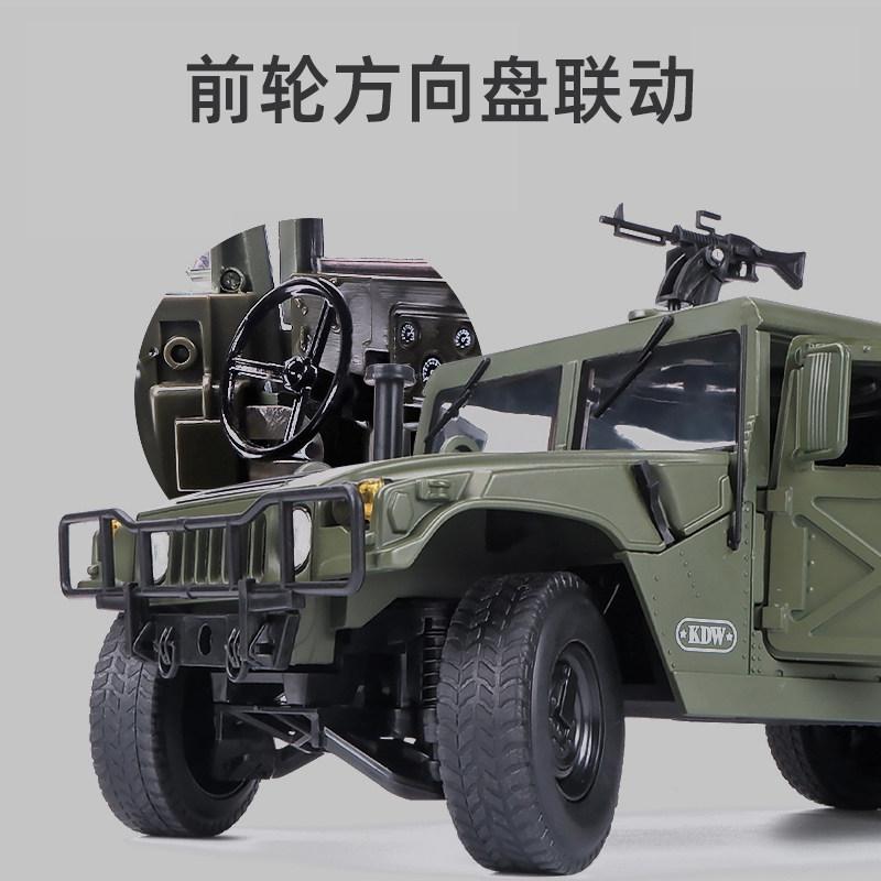 1:18 Hummer H1 Hmmwv M1025 4Wd Military High-Mobility Light Tactical Off-Road Vehicle Alloy Metal Diecast Model Car Birthday Toy