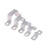 2Pcs 304 Stainless Steel Thickened Square Rectangular U-Shaped Horseback Pipe Saddle Clamp Buckle Throat Hoop 5 Kinds Of Models