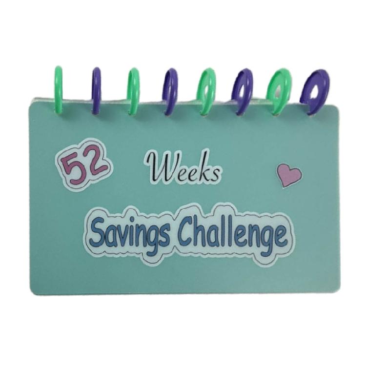 Savings Challenge Book with Cash Envelopes 52 Week Money Saving Challenge Binder 1