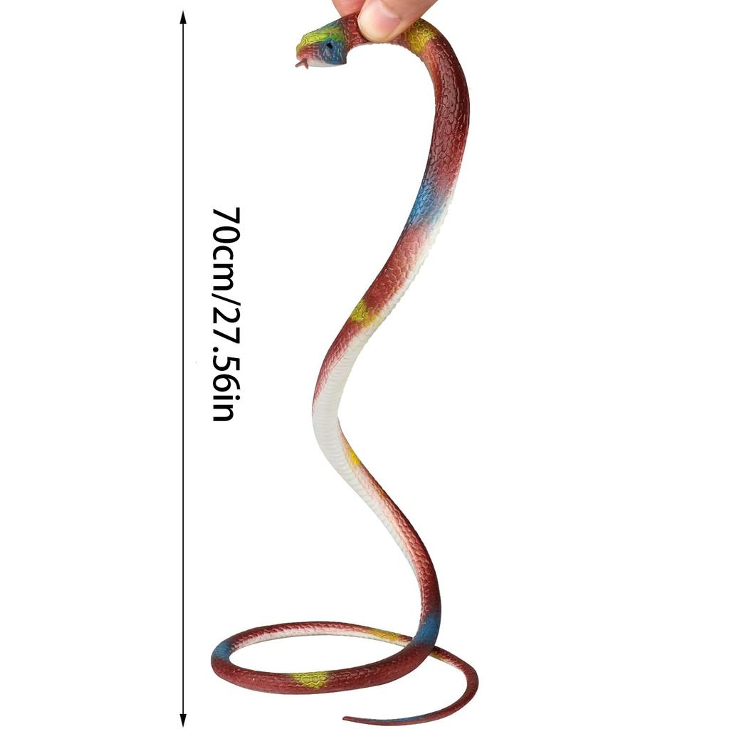 Creative Prank Soft Rubber Simulation Snake Toy Fake Snake Prop April Fool'S Day Parody