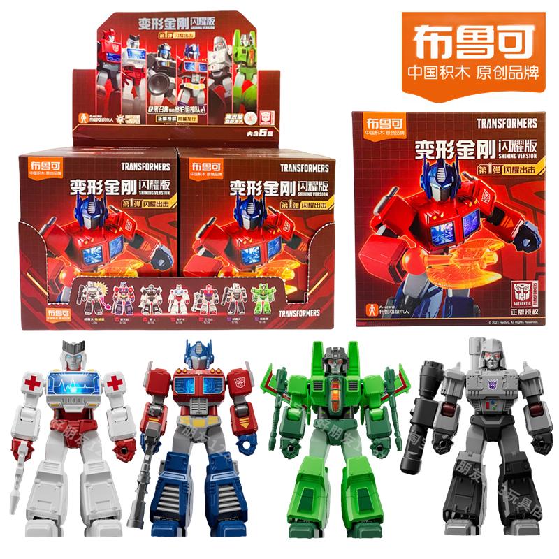 Blokees Transformer Optimus Prime Building Blocks Transforming Bumblebee Action Figure Robot Model Kids Gif