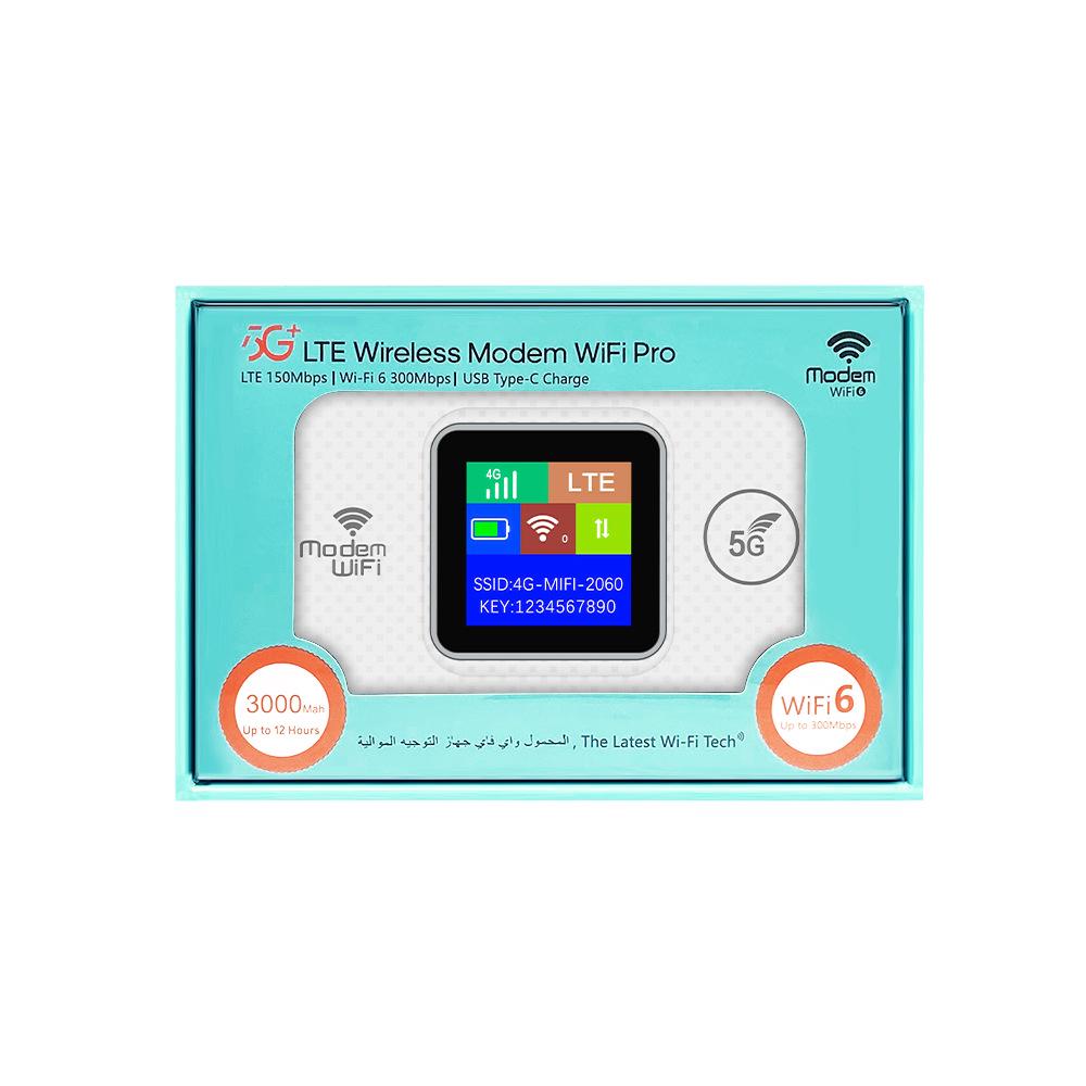 High-End 4G Portable WiFi Plug-in Card Router - Blue (E5580) for Myanmar, Southeast Asia, India, Malaysia
