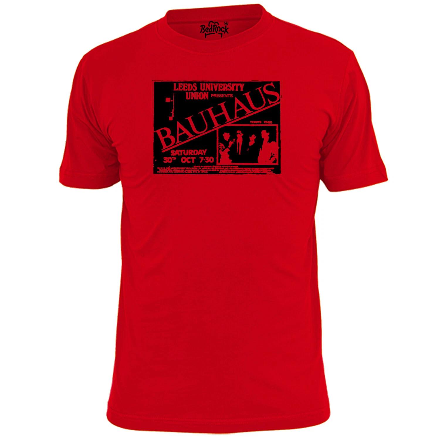 Mens Bauhaus Leeds University Gig Poster T shirt Goth Rock S