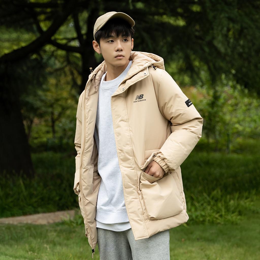 New Balance Windproof Down Jacket Asia Sizing 'Khaki' Unisex AMJ23341-INC