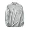 Men's High-Elastic Breathable Long Sleeve Half-Zip Fitness Top for Spring and Autumn