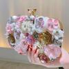 Banquet Bag Color Beads Flower Dinner Bag Celebrity Clutch Bag Annual Meeting Cheongsam Bag Dress Bag