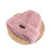 Wool Hats for Autumn and Winter Women's Versatile Knitted Headbands Show Face Small Warm Plush Cold Hat Big Head Circumference Piles of Hats