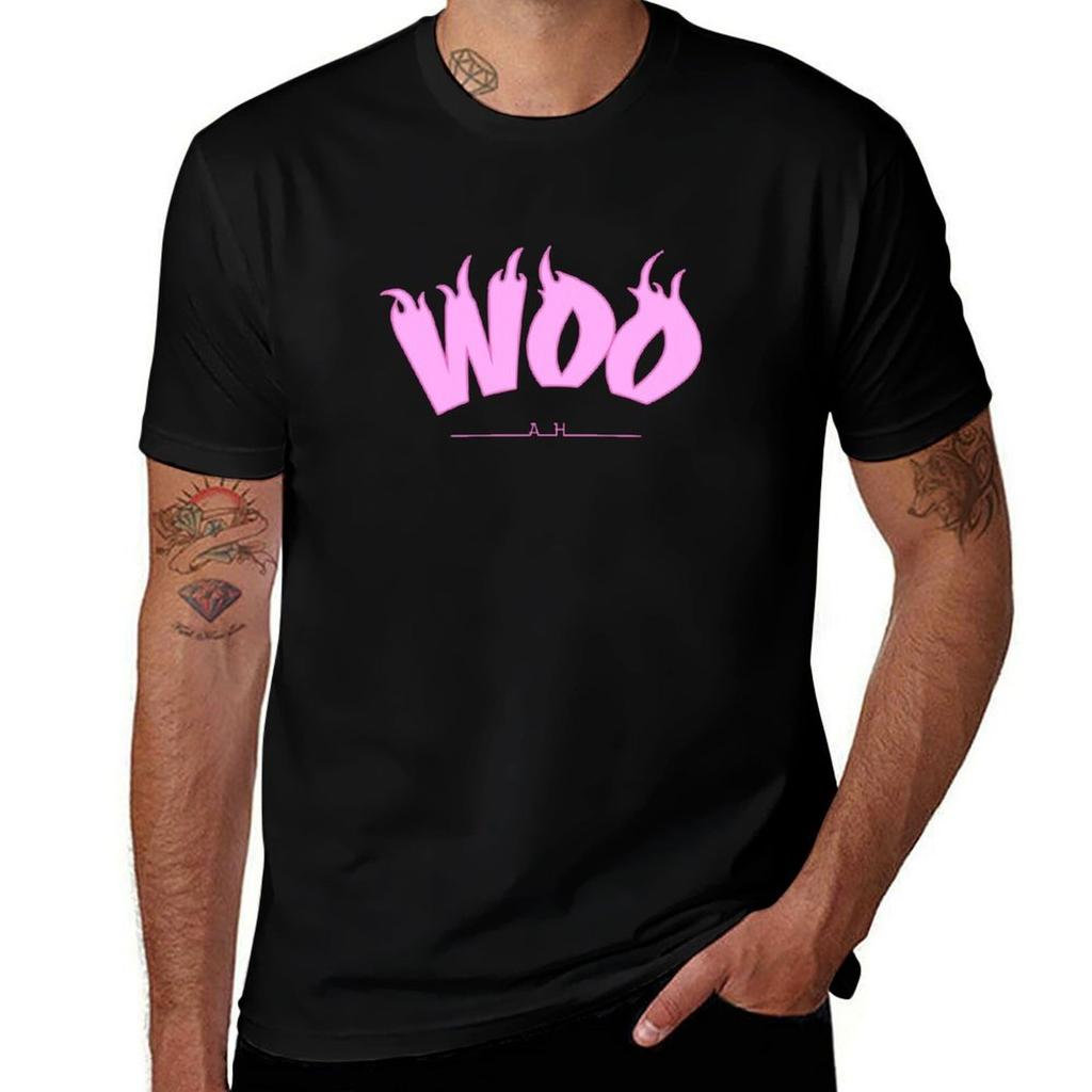 Woo Ah TShirt Work Daily Short Sleeve Top