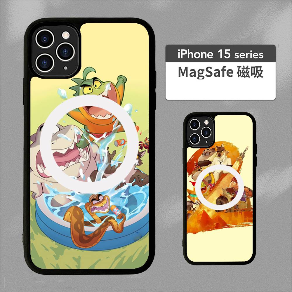 Funny Anime The B-bad G-guys Phone Case Magnetic Case For IPhone 16 14 13 12 11 15 Pro Max For Magsafe Wireless Charge Cover