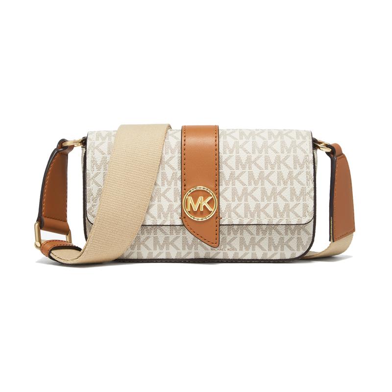MICHAEL KORS Greenwish Commuting Business Logo Artificial Leather Envelope Bag Shoulder Bag Crossbody Bag Regular Women's Style