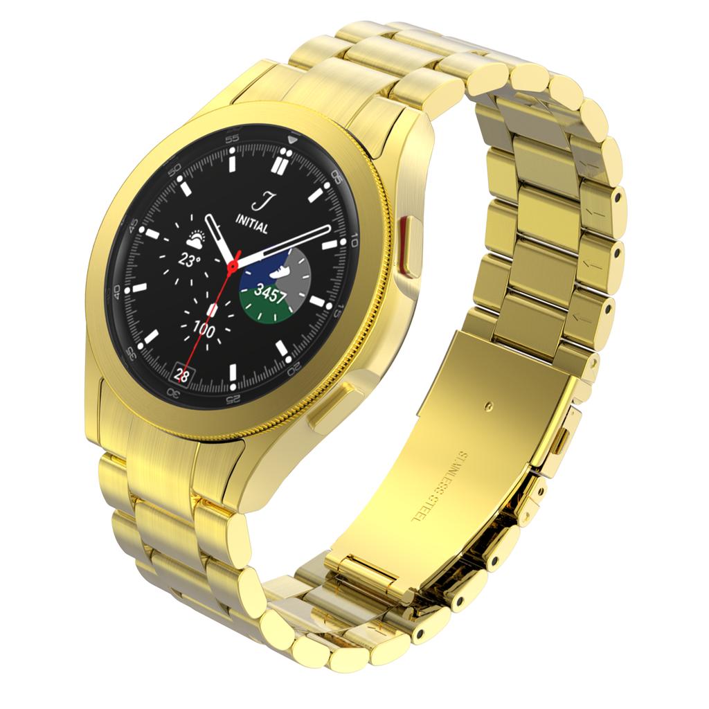 Metal Strap for Samsung Galaxy Watch 7 FE 6 5 4 40mm 44mm No Gaps Bracelet for Galaxy Watch 6 Classic 47mm 43mm/5 Pro 45mm Strap
