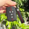 Keychain Holder For Toyota Auris Camry 55 50 Yaris Hybrid RAV4 Noah Alphard Car Remote Key Caps Cover Case