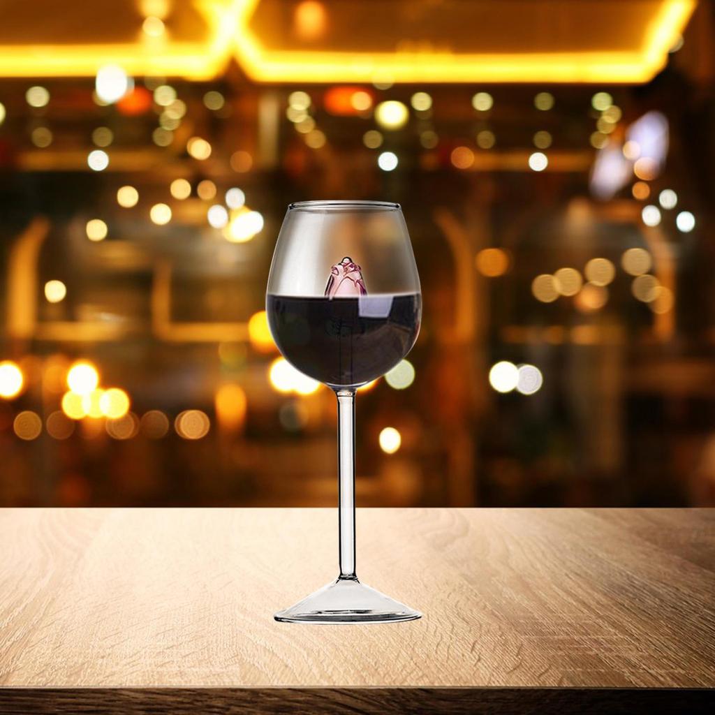Rose Wine Glasses Beverage Cups Wedding Cocktail Glass for Home Events 300ml
