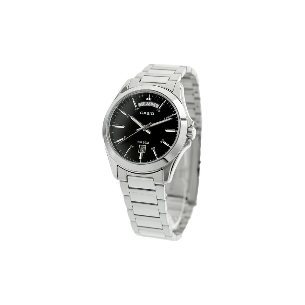 Casio Cheap Casio Standard Quartz Men s Wristwatch MTP-1370D-1A1V Stainless Steel Analog 50m Water Resistant