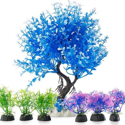 Decoration Simulation Bonsai Tree Wood Decoration Landscape Sunken Aquatic Landscape Water Grass Simulation Pine Tree Crawler Tree Plastic Plant