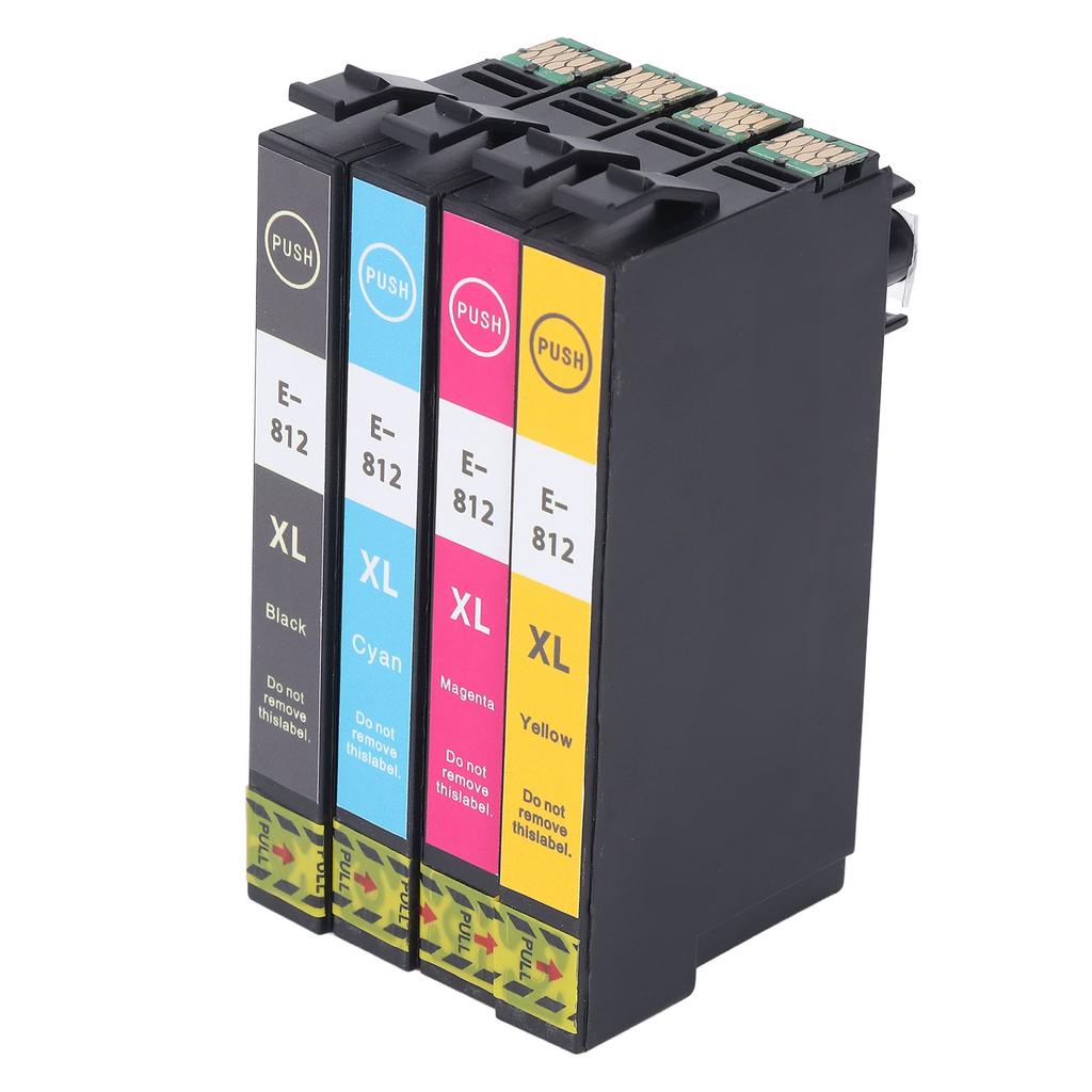 812XL Tintenpatronen-Set Schwarz Cyan Magenta Gelb Wiederaufbereitete Tintenpatrone für Workforce Pro