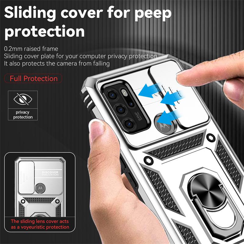 Funda For Motorola Moto G60S Case Armor Shockproof Camera Lens Protection Cover For MotoG60S G60 S Car Magnet Holder Ring Coque