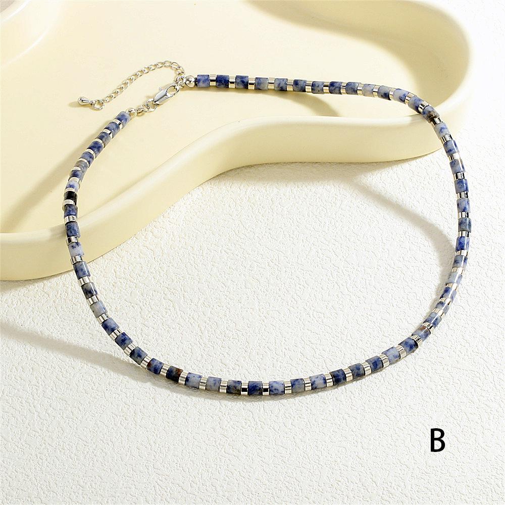 Dopamine Hip-Hop Clavicle Chain in Vibrant Ethnic Style