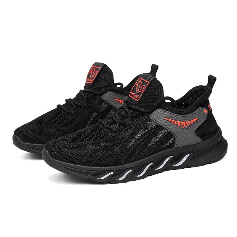 

Fashion Men s Set Walking Shoes Lightweight, Breathable Anti Slip Running Shoes Brown Sports Gym Tennis Shoes Men s Sports Barefoot 39 чёрный