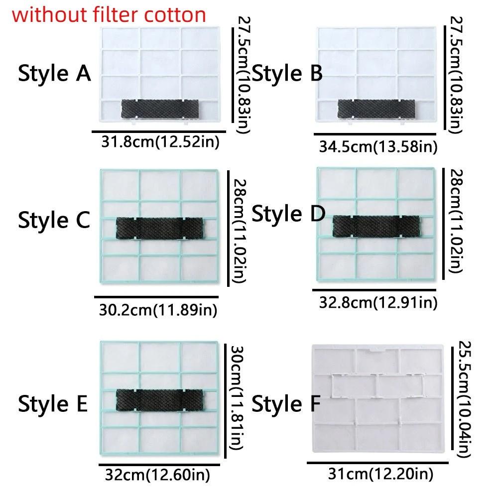 Antibacterial Air Conditioner Filter Screen Replacement Air Conditioner Mesh Home Bedroom