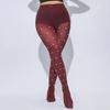 Large Size Love Polka Dot Printing Leggings Angola Red Micro-pressure Thin Stockings Pantyhose Outer Pantyhose