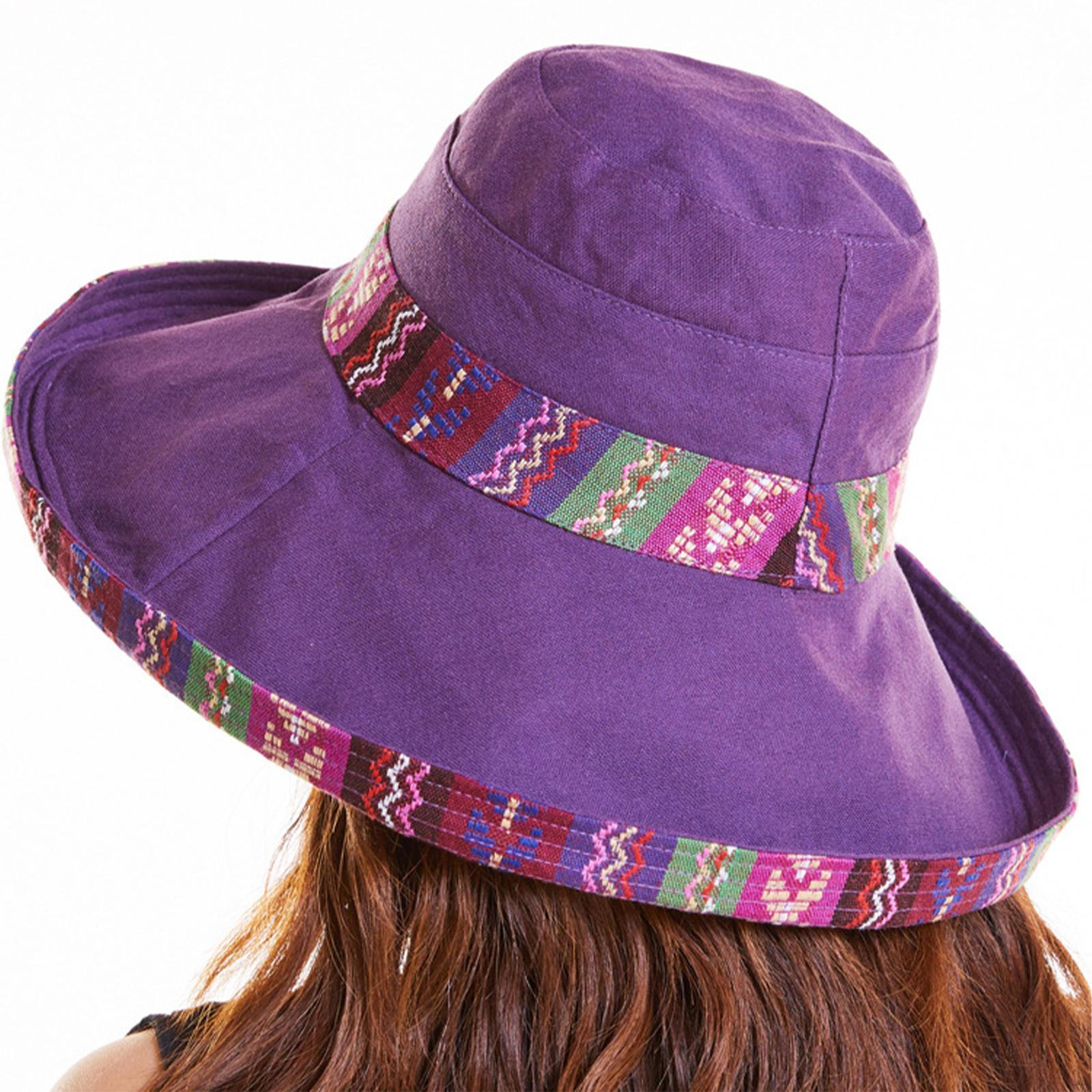 

Кепка от солнца с широкими полями, модная защитная женская пляжная гибкая шляпа для рыбалки Violet