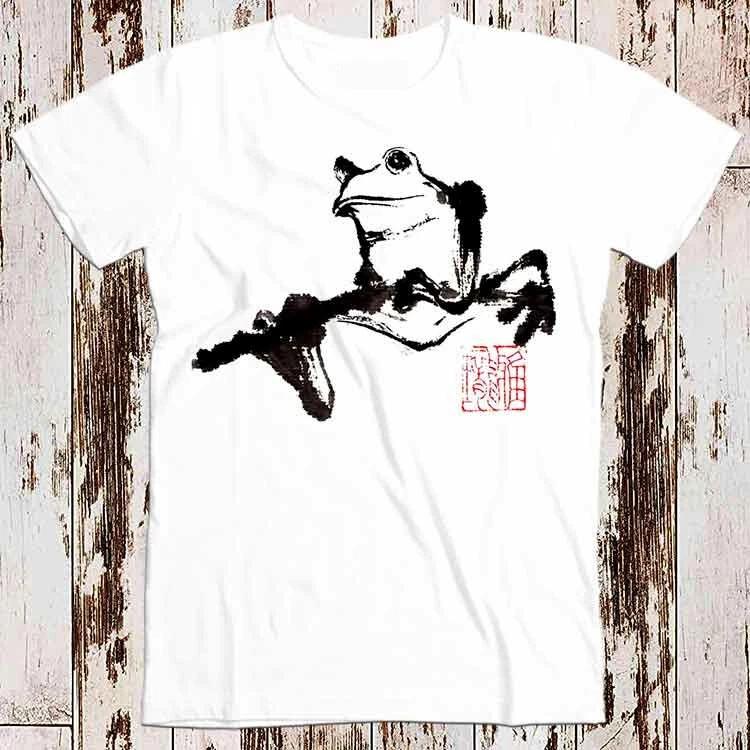 Matsumoto Hoji Sad Frog Unimpressed Toad Art T Shirt 8576 2XL