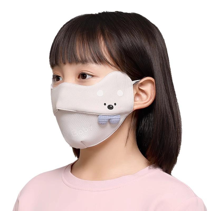 Children's Adjustable Velvet-Lined Warm Mask for Cold Weather