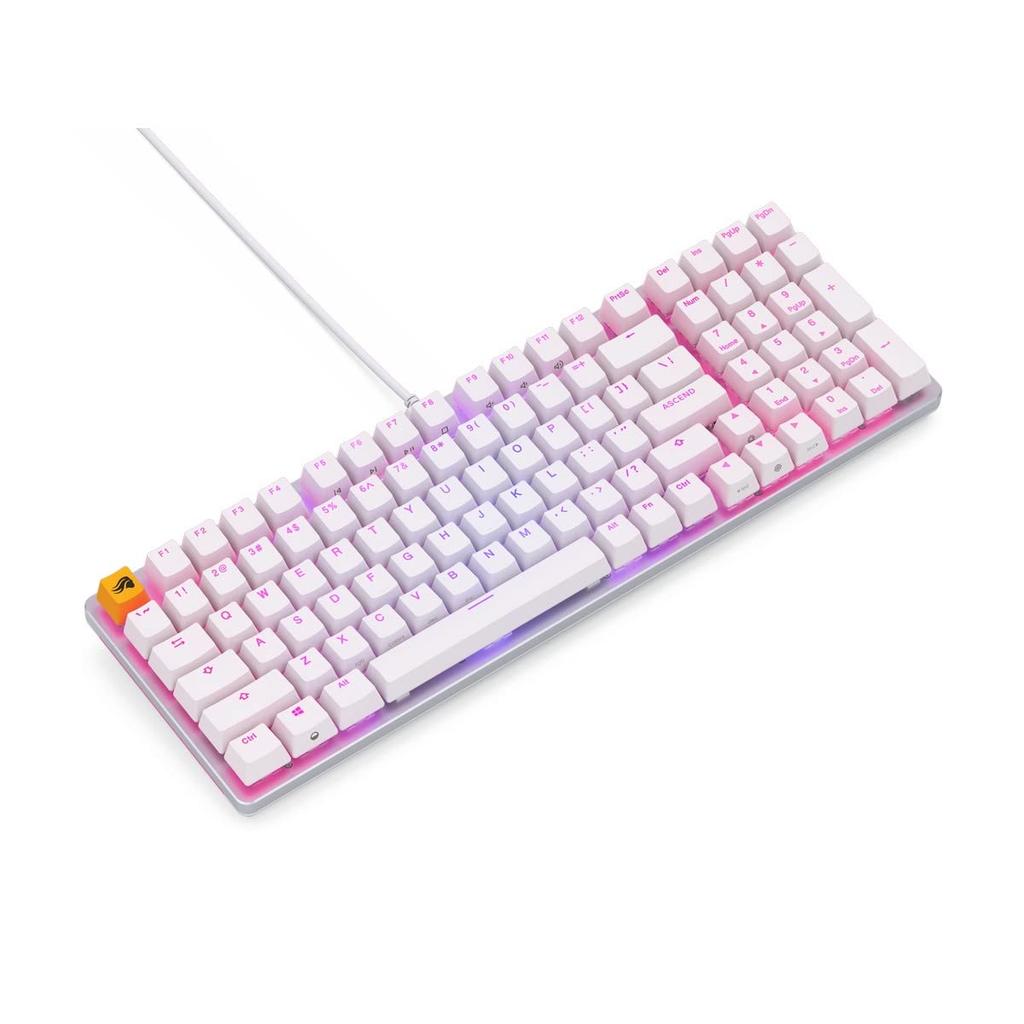 Glorious GMMK 2 Full Size Prebuilt White Mechanical Keyboard KB634 - GLO-GMMK2-96-FOX-W
