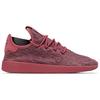 Adidas Pharrell x Tennis Hu Sneakers da Donna Tinte a Immersione Rosso Traccia-Marrone Gesso-Bianco DB2858