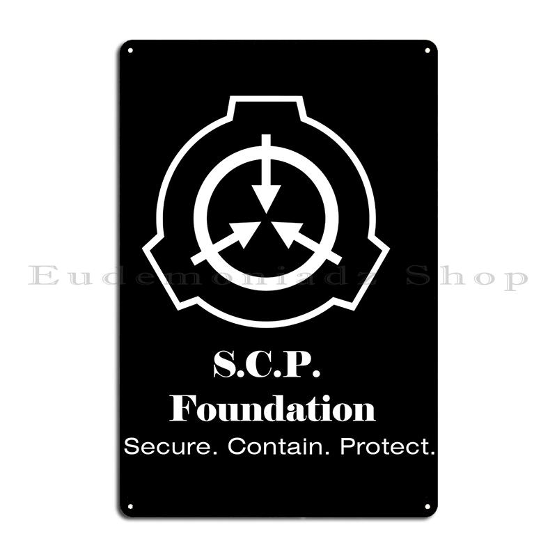 Classes d'Objets SCP Panneau Métallique Fresque Murale pub Garage Conception Peinture Murale SCP-049 Plaque en Fer Blanc Affiches