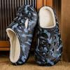 Warme Winter-Baumwollschuhe für Damen, warme Pelz-Hausschuhe, EVA, rutschfeste Plüsch-Hausschuhe, für drinnen und draußen, dicke Sohle