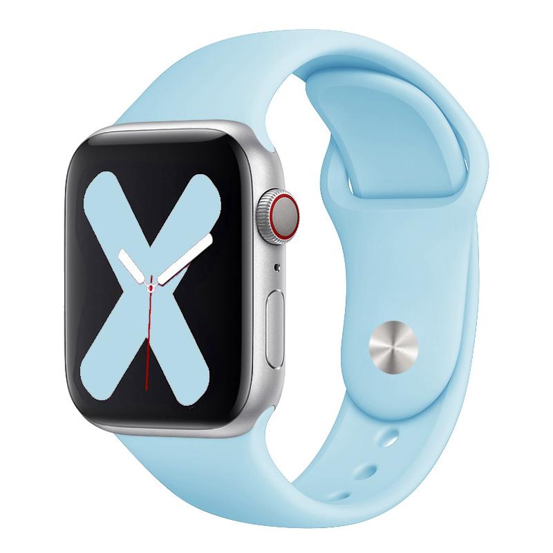 Strap For Apple Watch bands 44mm 45mm 40mm 41mm 42mm 46mm Sport Silicone correa smartwatch Bracelet iWatch Series 10 9 8 11 SE 3