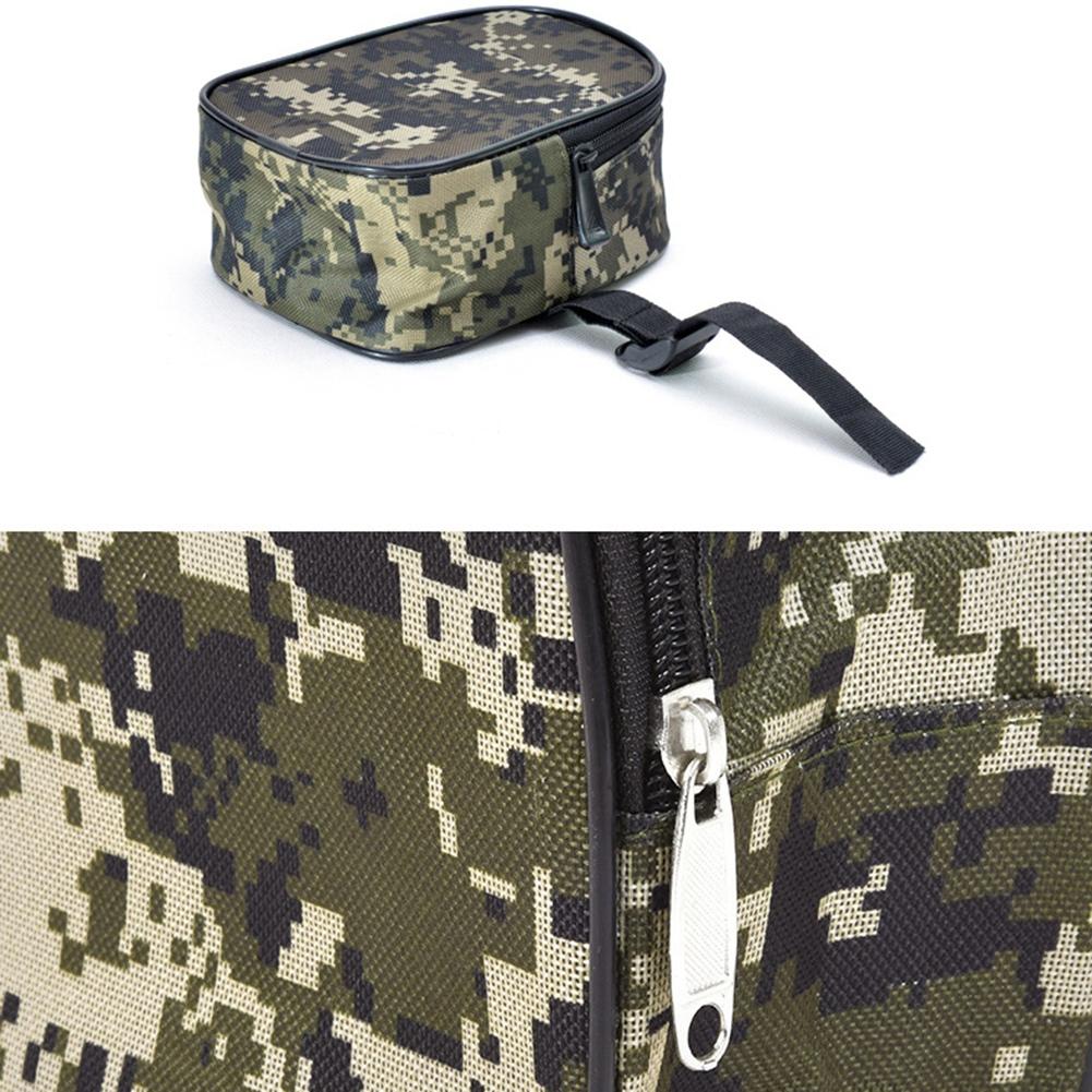 Outdoor Portable Oxford Fabric Fishing Baits Fish Lures Tool Storage Bag(Camouflage Color)