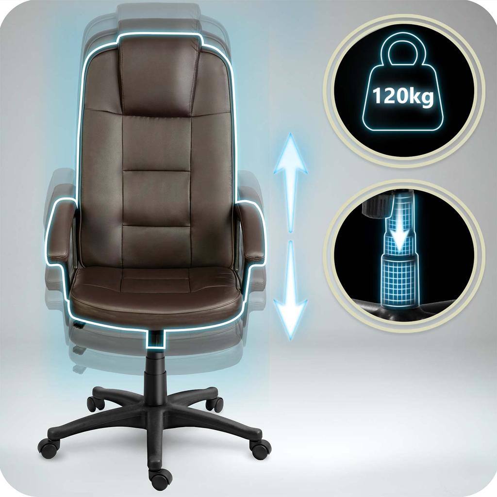 Sofotel Swivel Office Chair, Dark