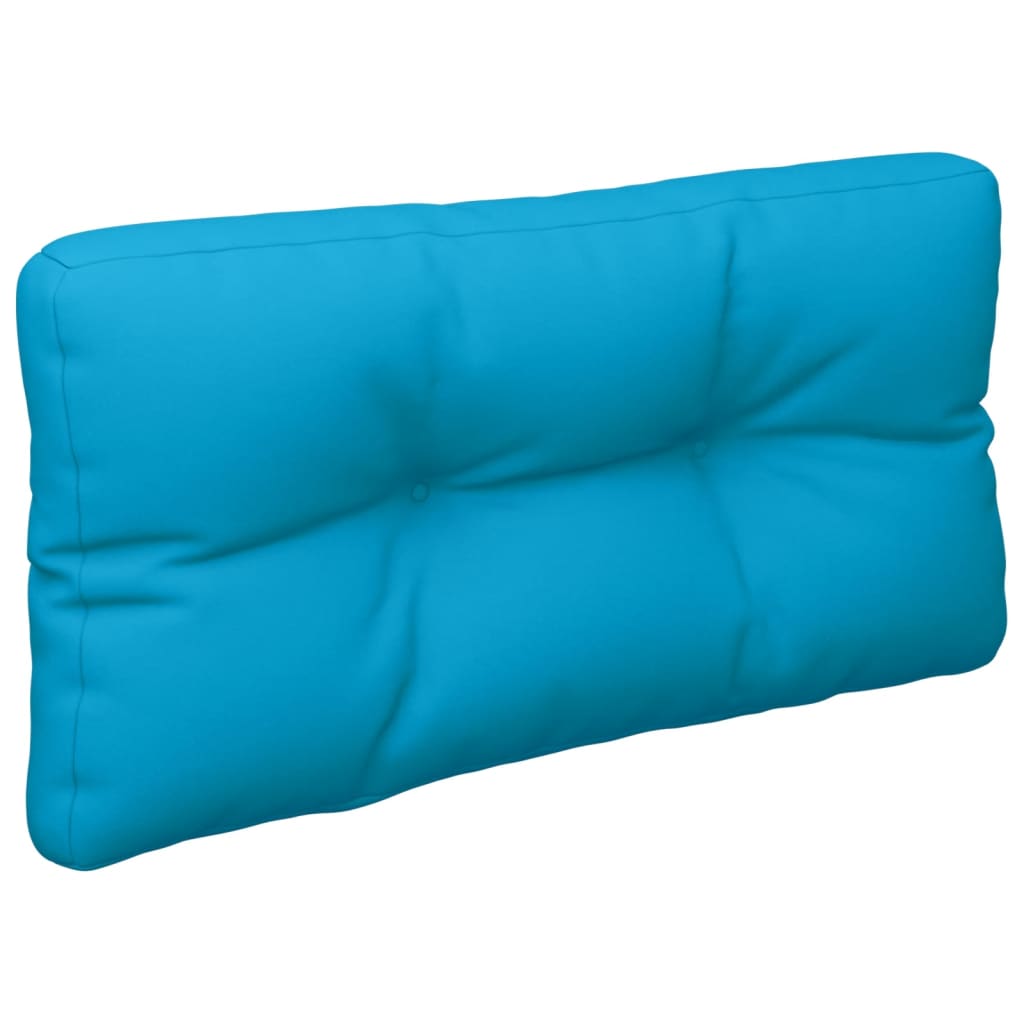 Pallet Cushion Light Blue 70 x 40 x 12 cm Fabric
