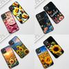Sunflower Flower Peony for Samsung Galaxy Note 20 Ultra 10 8 9 S10 Plus Lite S8 A70 A24 A25 S10E A21S A37 A57 A51 A7 Phone Case