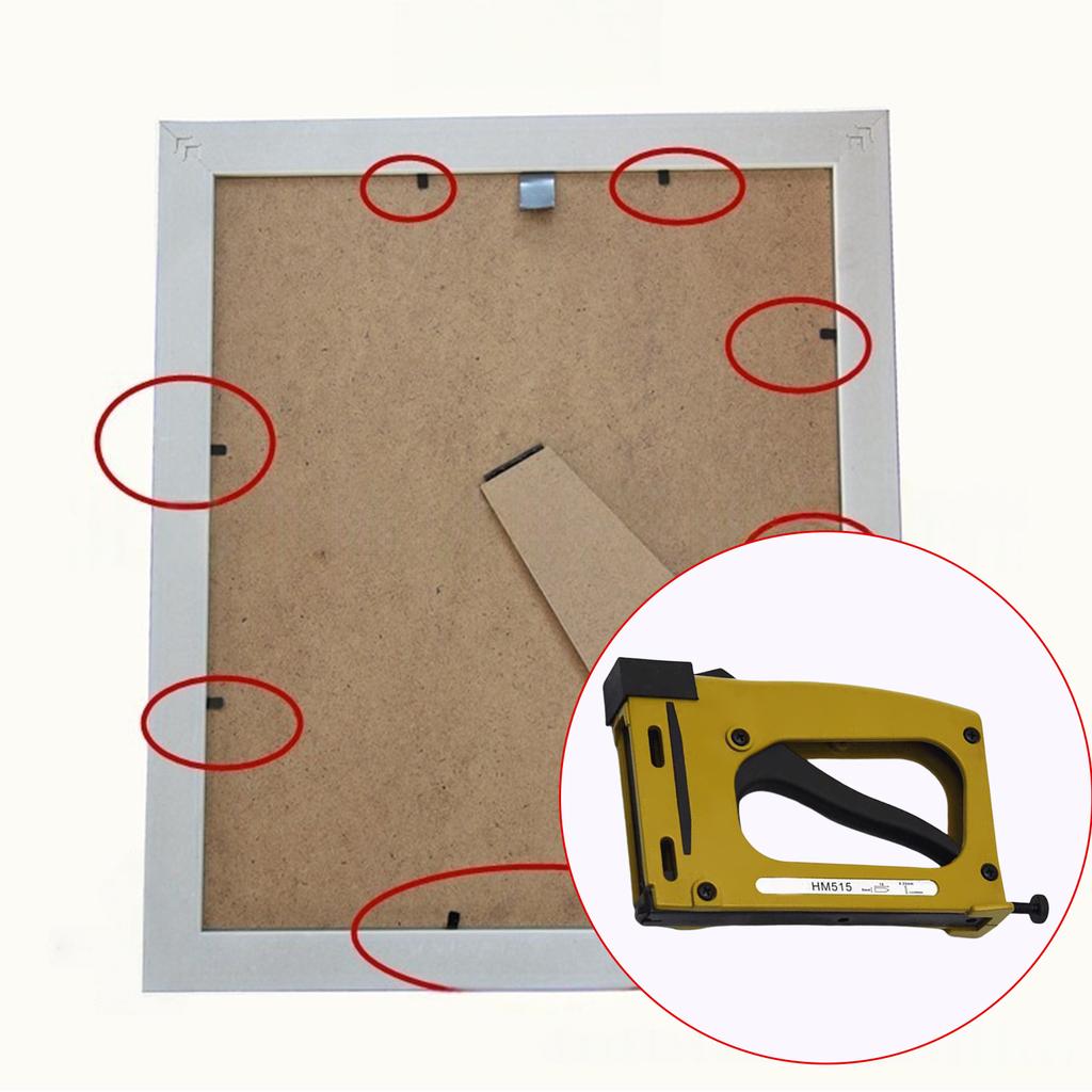 Back Plate Mounting Fixed Nailer Industrial Art Photo Frames Stapler Manual Picture Frame Joiner Tracker Easy To Use