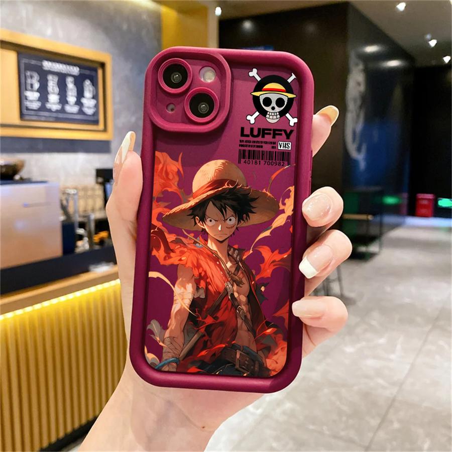 Ones Anime P-Piece Pouzdro pro Apple iPhone 11 11 13 Pro MAX 14 Pro 16e 15 Plus XS XR 12 Mini 14 16 Plus Měkký TPU