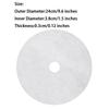 20Pcs Filter Cotton Paper Clothes Dryer Filter Cotton Humidifier Exhaust Filters Cotton Dryer Parts Filtering Disc Replacement